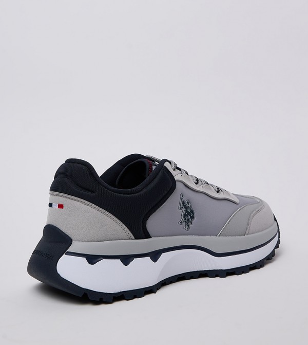 U.S. Polo Assn. U.S. POLO ASSN. - Grey Low Top