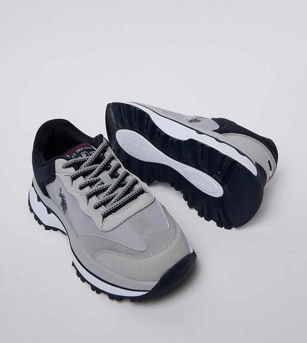 U.S. Polo Assn. U.S. POLO ASSN. - Grey Low Top