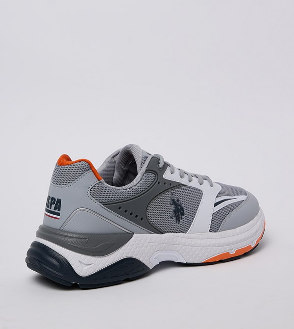 U.S. Polo Assn. U.S. POLO ASSN. - Grey Low Top