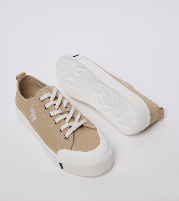 U.S. Polo Assn. U.S. POLO ASSN. - Beige Low Top