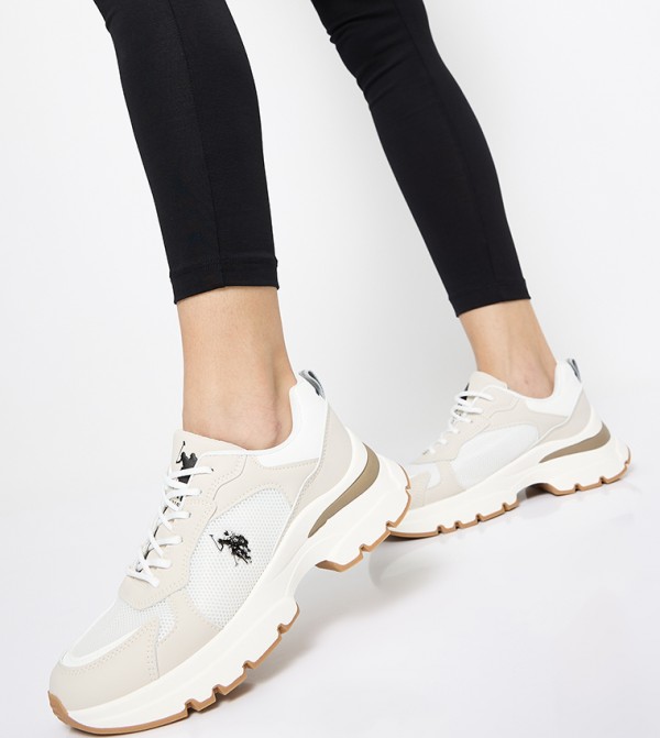 U.S. Polo Assn.  Sneakers - Off White Low Top