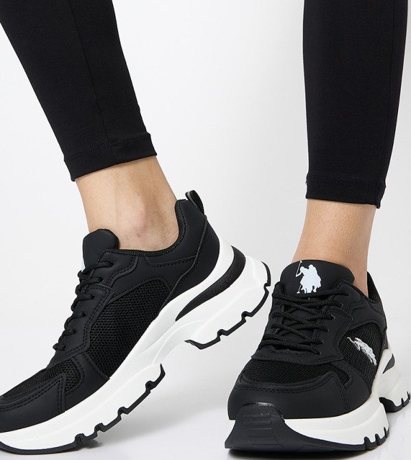 U.S. Polo Assn. U.S. POLO ASSN. - Black Low Top