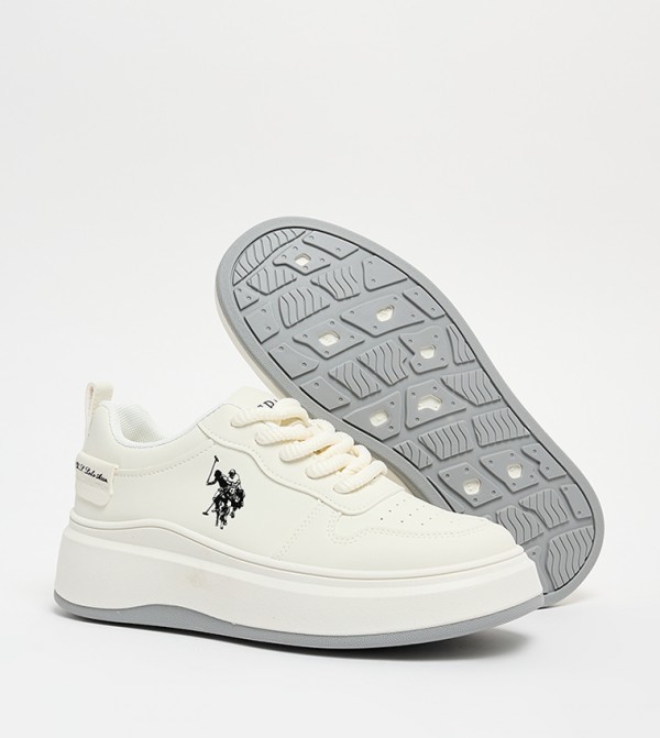 U.S. Polo Assn. U.S. POLO ASSN. - White Low Top