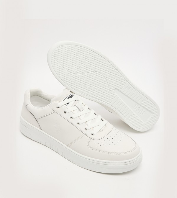 U.S. Polo Assn. U.S. POLO ASSN. - White Low Top