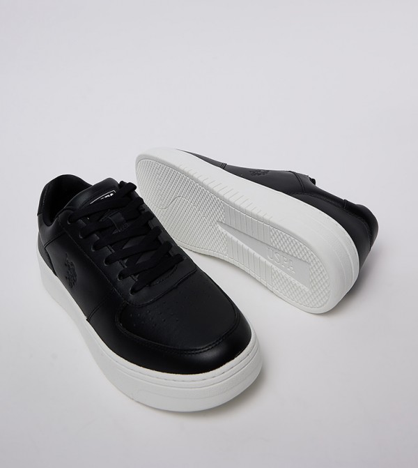 U.S. Polo Assn. U.S. POLO ASSN. - Black Low Top