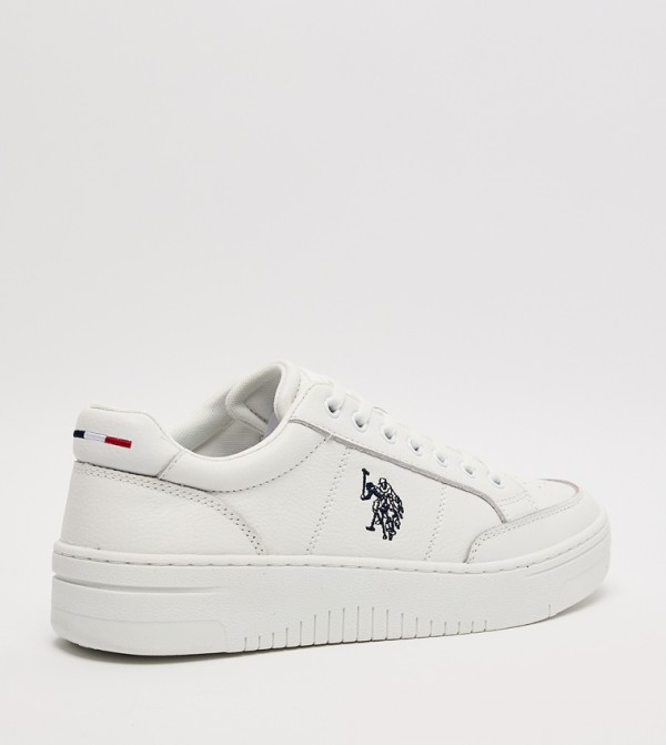 U.S. Polo Assn. U.S. POLO ASSN. - White Low Top