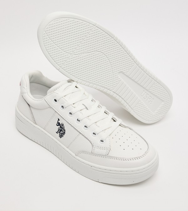 U.S. Polo Assn. U.S. POLO ASSN. - White Low Top