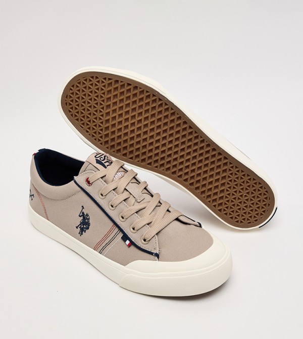 U.S. Polo Assn.  - Beige Low Top