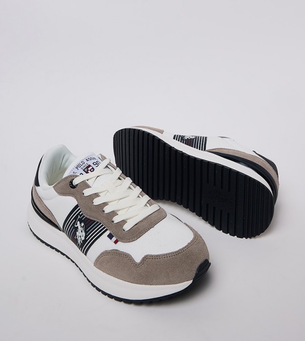 U.S. Polo Assn. U.S. POLO ASSN. - White Low Top
