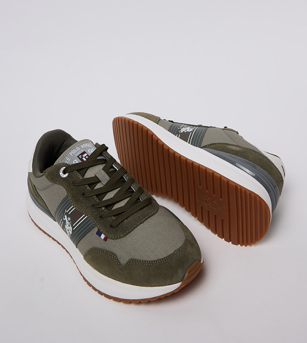 U.S. Polo Assn. U.S. POLO ASSN. - Khaki Low Top