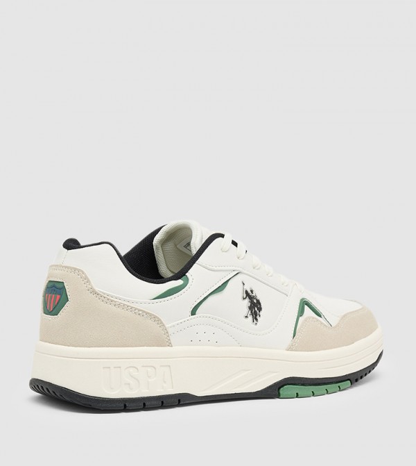 U.S. Polo Assn. U.S. POLO ASSN. - White Low Top