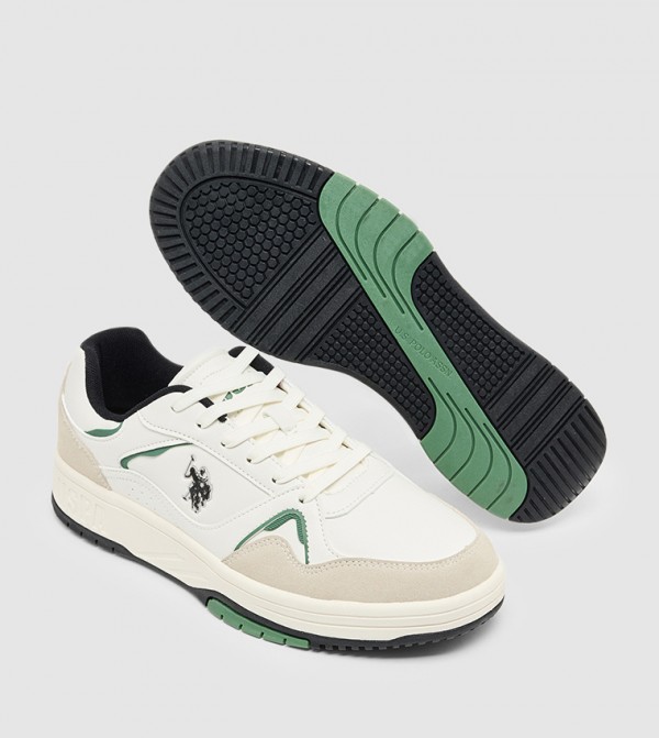 U.S. Polo Assn. U.S. POLO ASSN. - White Low Top