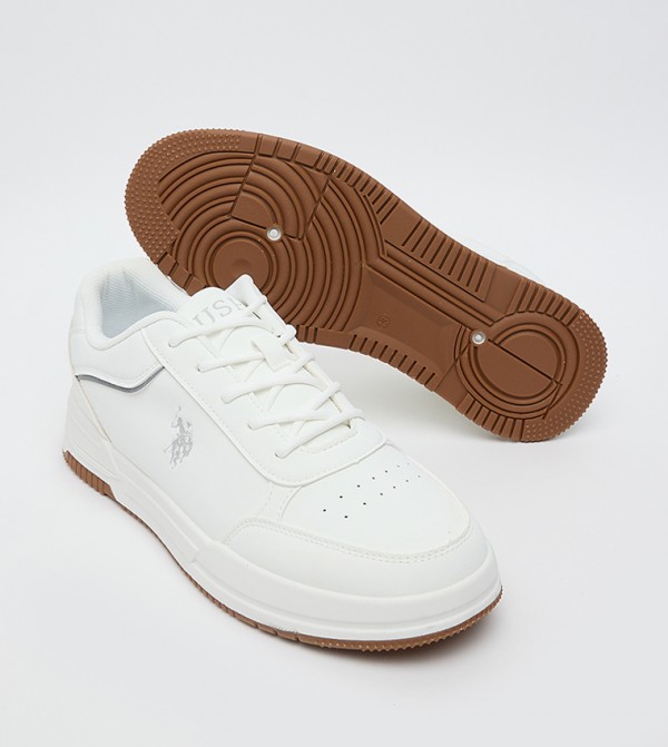 U.S. Polo Assn. U.S. POLO ASSN. - White Low Top