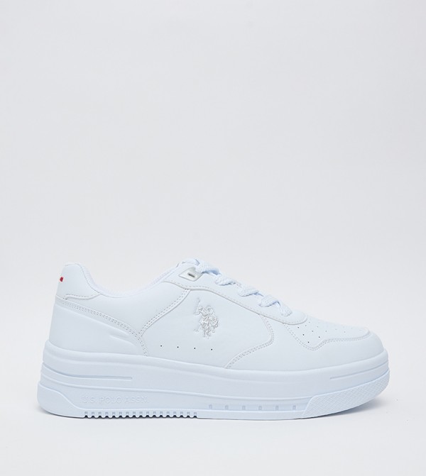 يو إس بولو اسن يو اس بولو اسن. - أبيض أحذية برقبة منخفضة