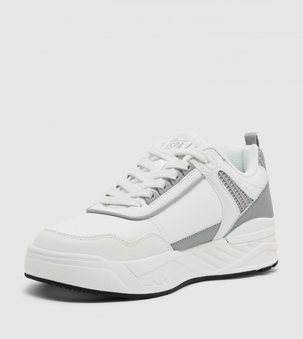U.S. Polo Assn. U.S. POLO ASSN. - White Low Top