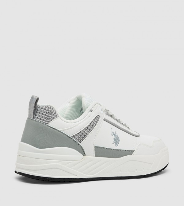 U.S. Polo Assn. U.S. POLO ASSN. - White Low Top