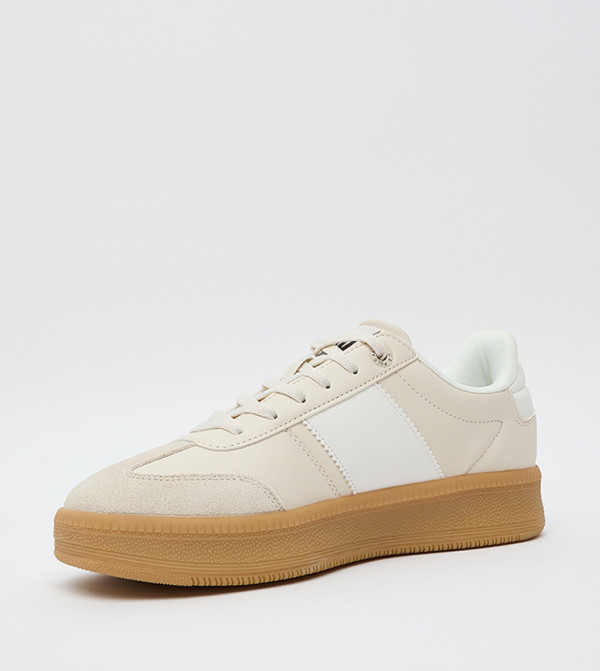 U.S. Polo Assn. U.S. POLO ASSN. - Beige Low Top