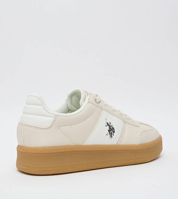U.S. Polo Assn. U.S. POLO ASSN. - Beige Low Top