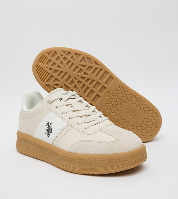 U.S. Polo Assn. U.S. POLO ASSN. - Beige Low Top