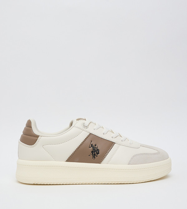 U.S. Polo Assn. U.S. POLO ASSN. - Beige Low Top