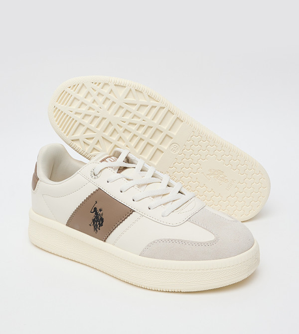 U.S. Polo Assn. U.S. POLO ASSN. - Beige Low Top