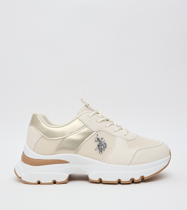 U.S. Polo Assn. U.S. POLO ASSN. - Beige Low Top
