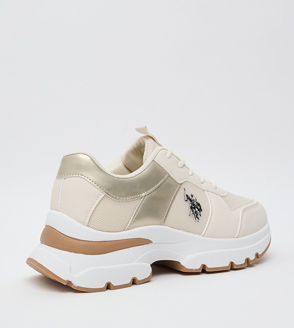 U.S. Polo Assn. U.S. POLO ASSN. - Beige Low Top