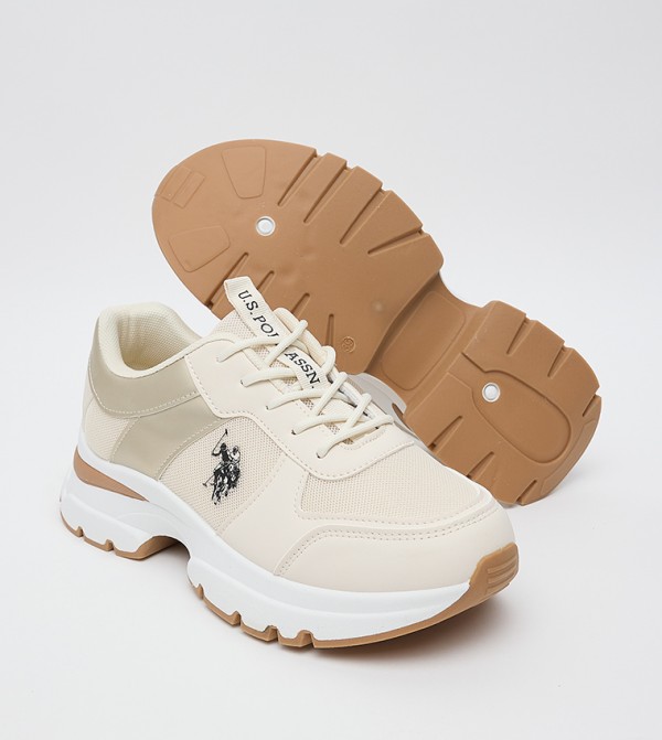 U.S. Polo Assn. U.S. POLO ASSN. - Beige Low Top