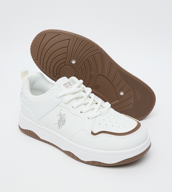 U.S. Polo Assn. U.S. POLO ASSN. - White Low Top