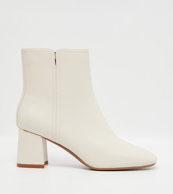 Nine West  Boots - White Ankle length Boots