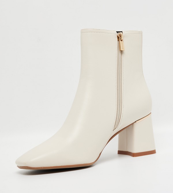 Nine West  Boots - White Ankle length Boots