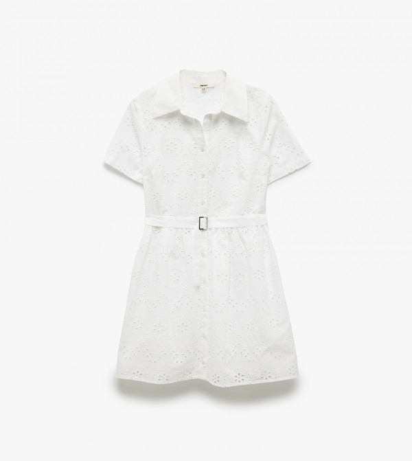 Koton Koton - White Shirt & T-Shirt Dresses