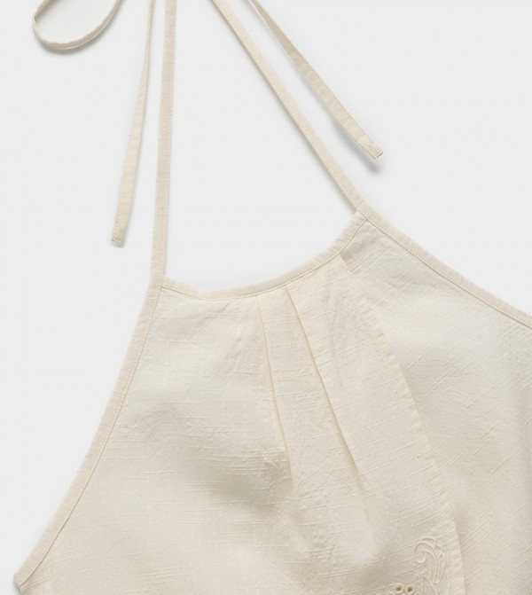 كوتون كوتون - بيج Sleeveless Tops