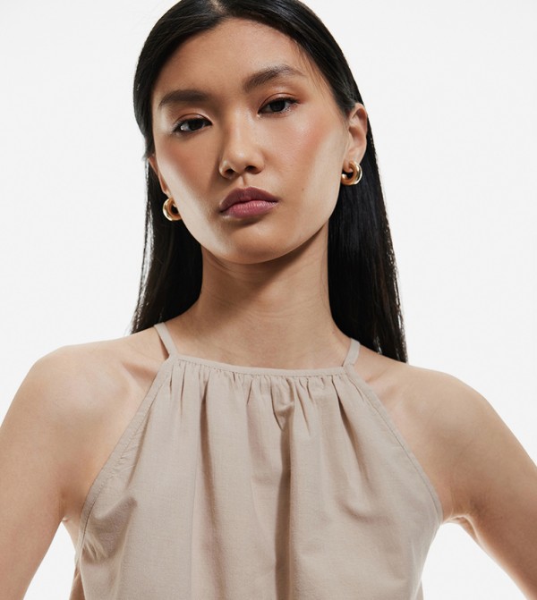 Koton Koton - Taupe Sleeveless Tops