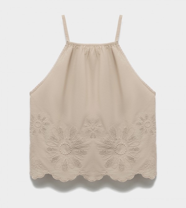Koton Koton - Taupe Sleeveless Tops