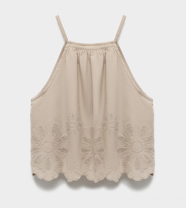 Koton Koton - Taupe Sleeveless Tops