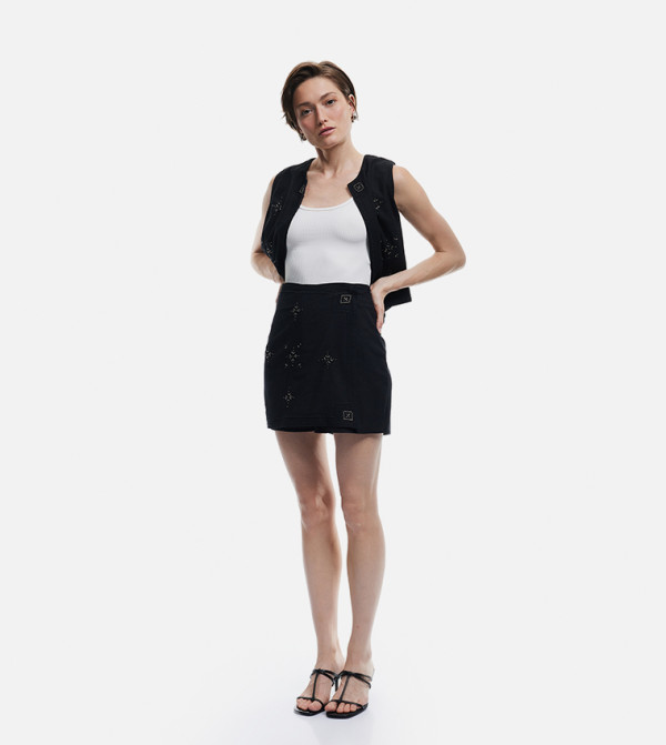 Koton  - Black Casual Shorts