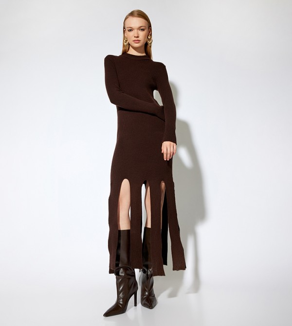 Koton Koton - Brown Midi Dresses