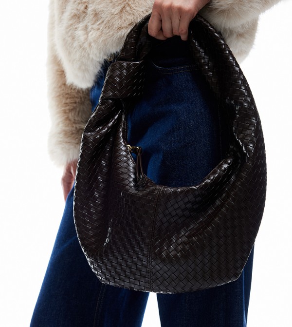 كوتون  - بني  Hobo Bags