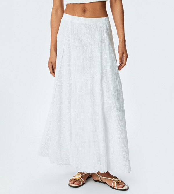 Koton  Maxi Skirts - White Maxi Skirts