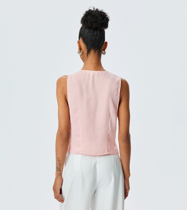 Koton Koton - Pink Sleeveless Tops