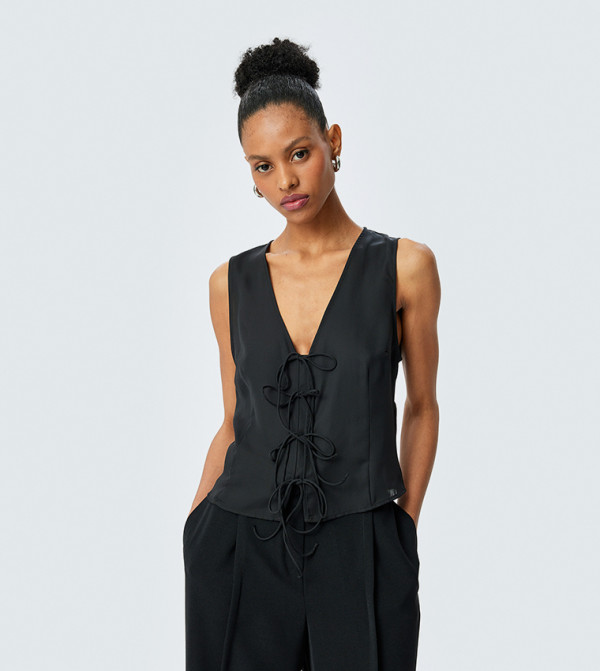 Koton Koton - Black Sleeveless Tops