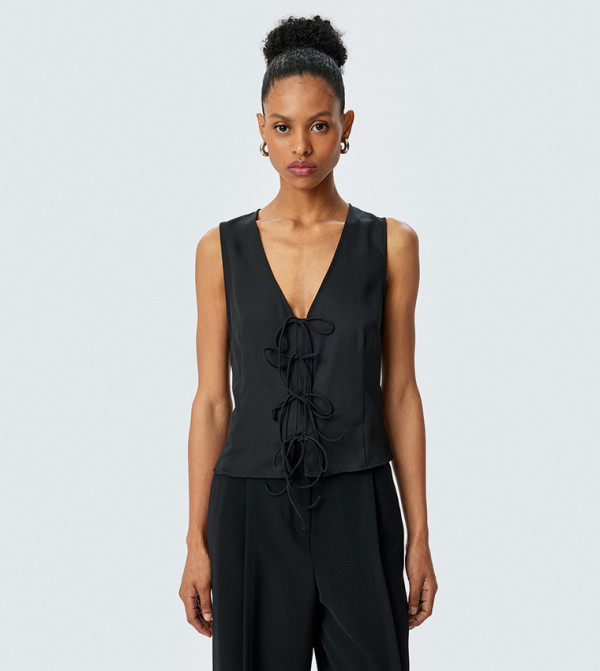 Koton Koton - Black Sleeveless Tops