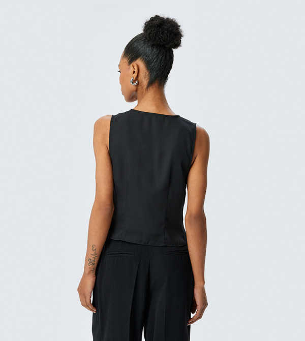 Koton Koton - Black Sleeveless Tops