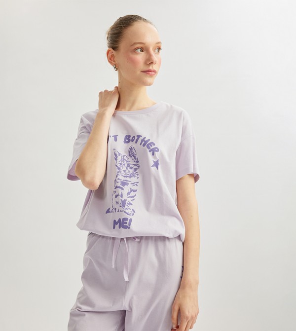 كوتون كوتون - أرجواني Pyjama Set