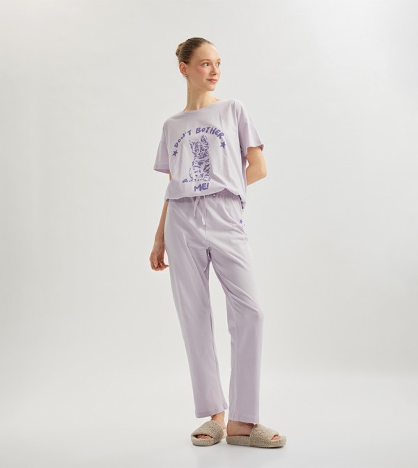 كوتون كوتون - أرجواني Pyjama Set