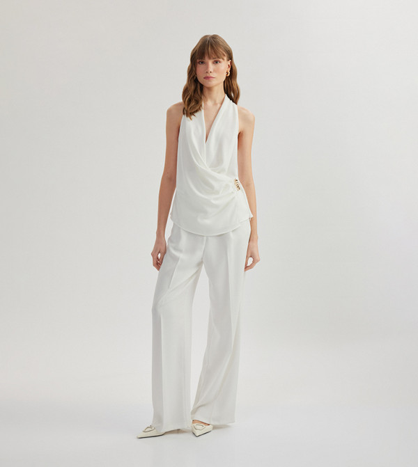 Koton Koton - Off White Sleeveless Tops