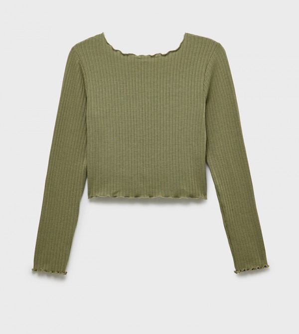 كوتون كوتون - أخضر Cropped Tops