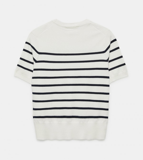 Koton Koton - White Round Neck Sweaters