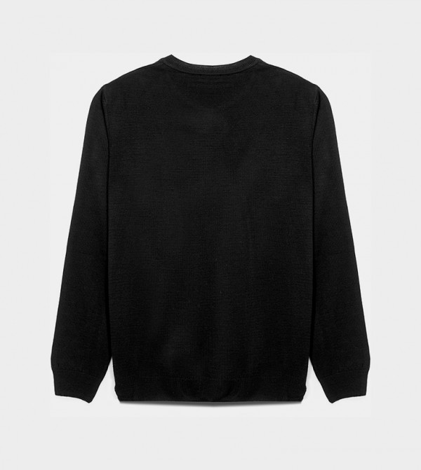 Koton Koton - Navy Round Neck Sweaters